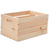 Adwood Wood Storage Box - Pine - 17.5" x 12.5" x 9.5"
