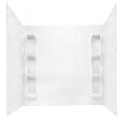 Technoform Monopro 5-Piece 60-in x 31-in x 59-in White Polystyrene Bathtub Wall