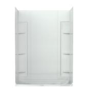 Technoform Maxima Tub Shower Surround - 5-Pieces - Polystyrene - White - 60-in x 32-in x 80-in