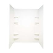 Technoform Calypso Tub Shower Surround - 5-Pieces- Polystyrene - White - 60-in x 32-in x 80-in