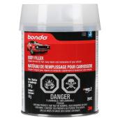 3M Bondo Body Filler with Red Cream Hardener - Dent Repair - Non-shrinking - 379 mL