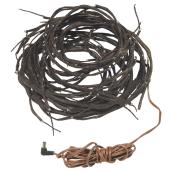 Branche lumineuse 120 lumières DEL, 9 pi, blanc chaud