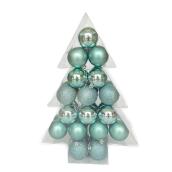 Holiday Living Christmas Balls - Friendly Forest - Mint - 34/Pack