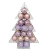 Holiday Living Christmas Balls - Chill Factor - Lavender - 34/Pack