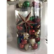 Boules de Noël mixtes Holiday Living, incassables, plastique, rouge/vert/or, paquet de 110
