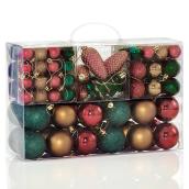 Holiday Living 100-Pack Multicolour Plastic Ball Ornament Set