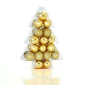 Ensemble de boules de Noël Holiday Living en plastique, or, paquet de 34