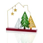 Holiday Living 1-Pack Multicolour Tree Decoration with Yellow LED Light