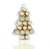 Ensemble de boules de Noël Holiday Living en plastique, or, paquet de 34