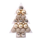 Holiday Living 34-Pack Gold Plastic Ornament Set