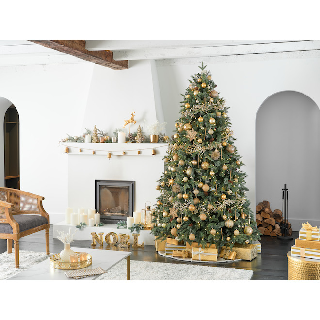 Holiday Living 34-Pack Gold Plastic Ornament Set
