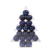 Holiday Living 34-Pack Blue Plastic Ornament Set