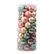 Holiday Living 50-Pack Pink, Gold and Green Plastic Ornament