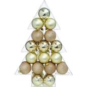 Holiday Living Christmas Ornaments Set Champagne - 34/pk