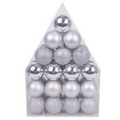 Celebrations by L&CO Set of Silver Christmas Ball Ornaments - Pack of 36