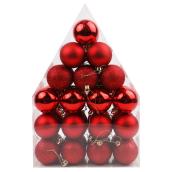 Celebrations by L&CO Set of Red Christmas Ball Ornaments - Pack of 36