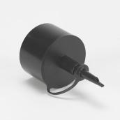 Shop-Vac Plastic Inflator Nozzle - Black - Plastic - 6-in L x 3-in W - Fits 1 1/4-in to 2 1/2-in dia