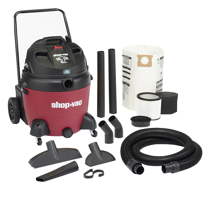 Wet and Dry Vacuum 6.5HP - 18 gallons