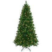 Illuminated Tree -800 Tips - 7.5' - PVC - Green