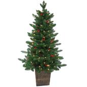 Outdoor Potted Tree - PVC - 4' - 1382 Tips - Green