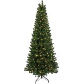 Illuminated Tree - PVC - 7' - 811 Tips - Green
