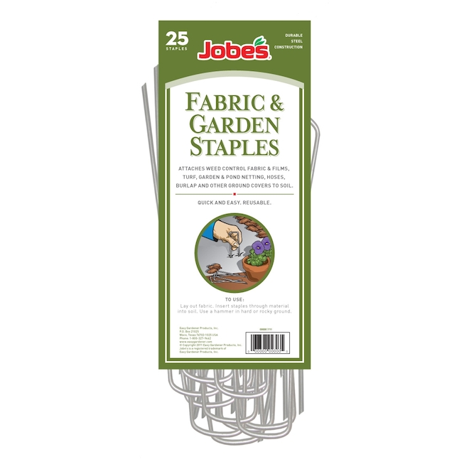 Jobes Steel Multipurpose Garden Staples - 25/Pack
