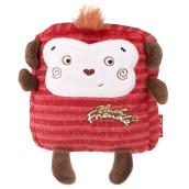 Jouet pour chien, singe en polyester, rouge