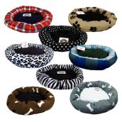Round Plush Pet Bed - 23