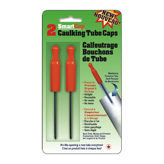 Smart Cap 2-Pack Caulking Tube Caps
