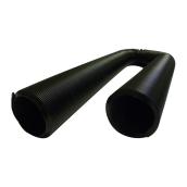 Reln Mole-Pipe Universal Solid Pipe Adapter - Polypropylene - Black - 4-in dia x 20-ft L