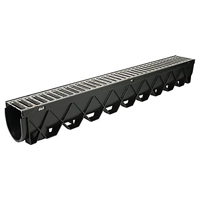 RELN Drainage Accessories - Storm Drain - 40-in Dia- Stainless Steel - Moulded Plastic