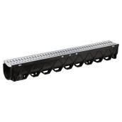 RELN Drainage Accessories - Storm Drain - 40-in Channel - Portland Grey - Moulded Plastic