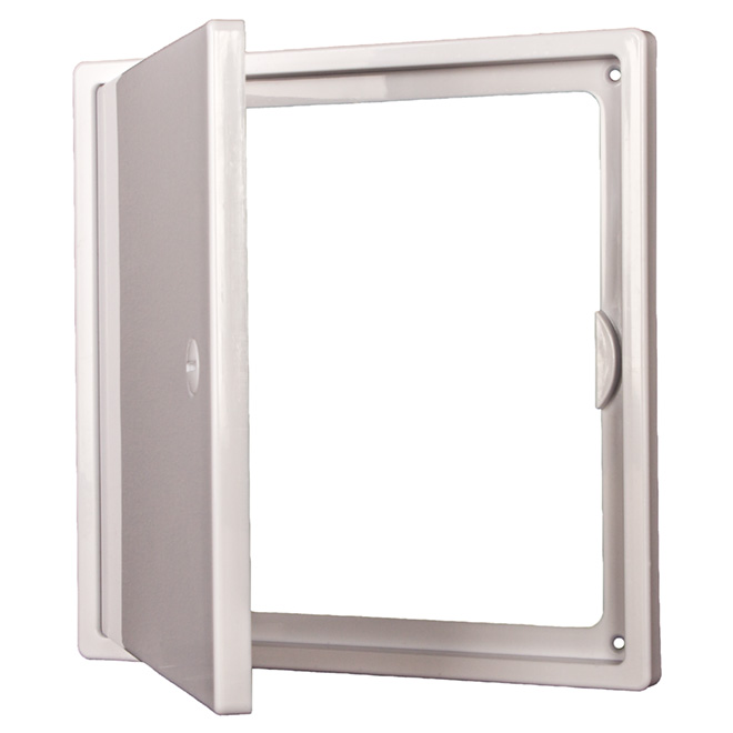 Access Panel Door Opening Flap Cover Plate Box Door Lock 6x6, Brown Door Latch 