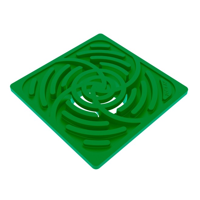 RELN Outdoor Drainage - 6-in Drain Grate - Plastic Square - Green