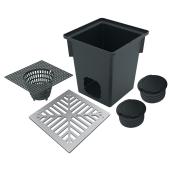 RELN Catch Basin - 4-in Dia pipe - Metal and Plastic - 10-in x 10-in