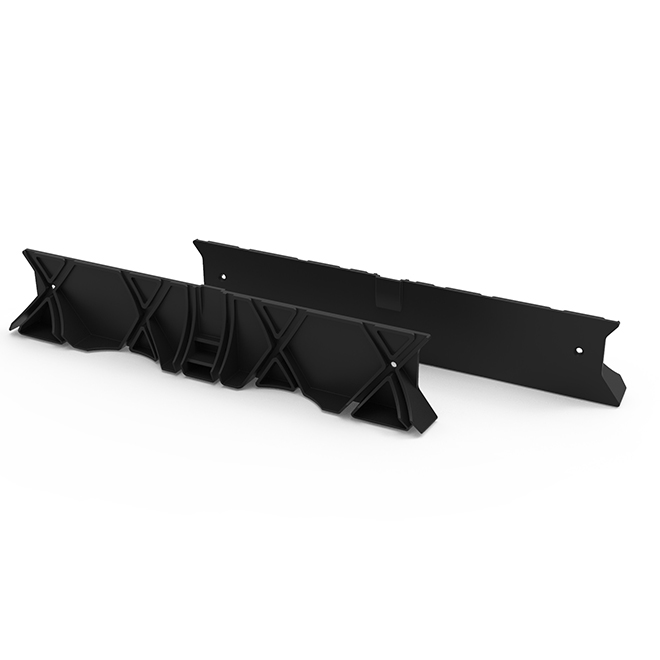 RELN Storm Drain Channel Joiner -13 1/2-in L x 2 1/2-in W - Black Polypropylene - 2 Per Pack