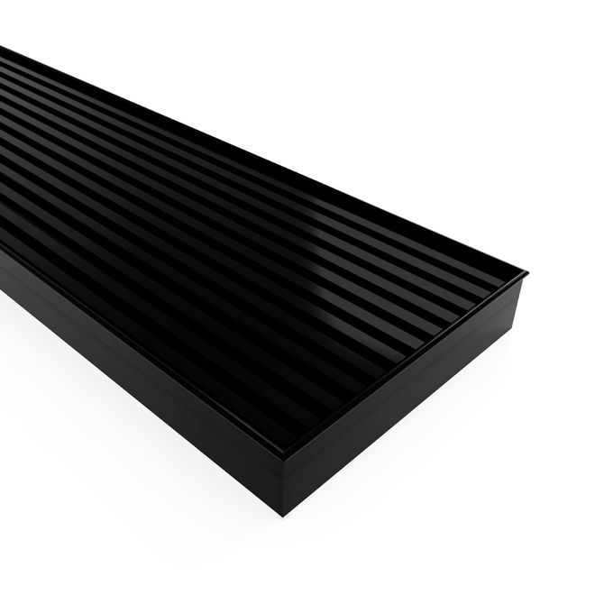 Reln 28-in Black Stainless Steel Shower Drain