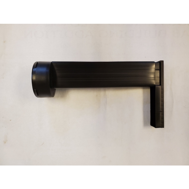 Vertical Wall Drain 1.5-in x 8-in x 14-in Black