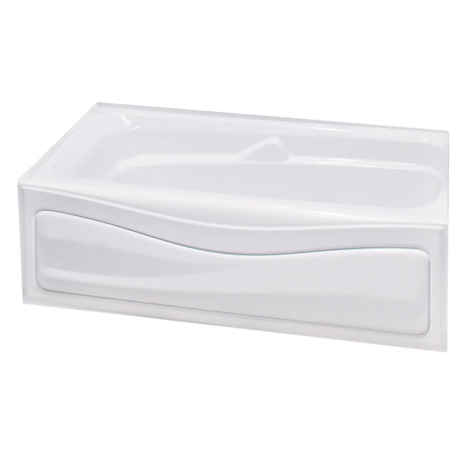 Image of Maax | Corinthia Ii Acrylic Bathtub With Right-Hand Drain - 30-In X 60-In - White | Rona