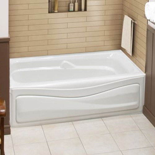 Maax Corinthia II Acrylic Bathtub with Left-Hand Drain - 30-in x 60-in - White