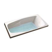 MAAX Simplicite Drop-In Bathtub - Acrylic - 33-in x 66-in x 18-in - White