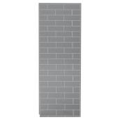 Maax Utile Shower Wall - Side Panel - 32-in x 80-in - Composite - Metro - Ash Grey