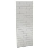 Maax Utile Shower Wall - Back Panel - 60-in x 80-in - Composite - Metro - Soft Grey