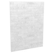 MAAX Utile 60-in x 80-in White Composite Back Panel Shower Wall