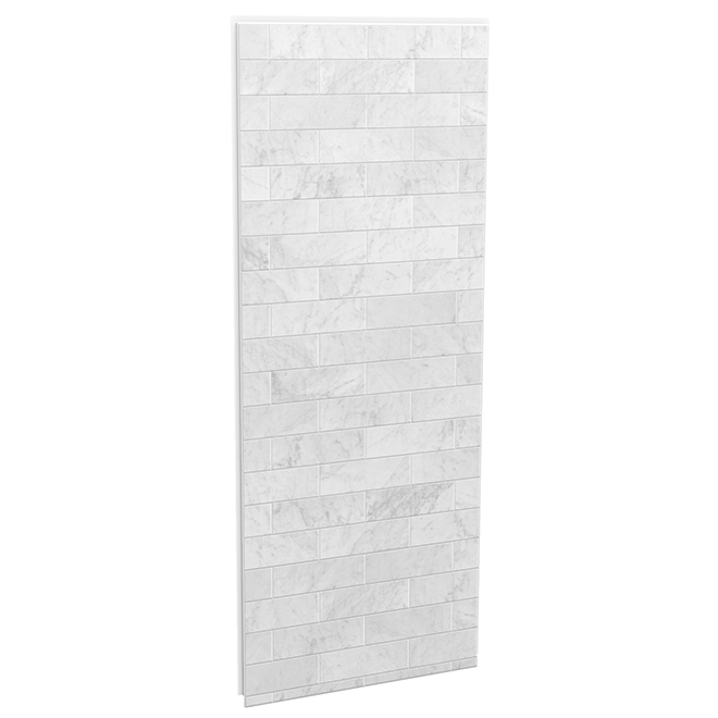 Mur de côté pour douche Utile par MAAX encomposite blanc 32 po x 80 po