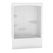 Maax Camelia 32-in W x 60-in H - White Acrylic Tub Shower with Left Drain