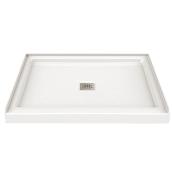 UBERHAUS Salto Reversible Shower Base - Hidden Drain - 60-in x 32