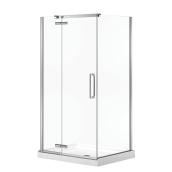 Maax Hana Rectangular Pivot Shower Door - Lotus Water-Repellent Coating - Tempered Clear Glass - Frameless