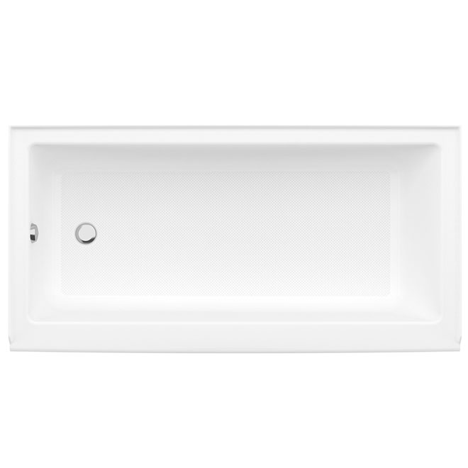 MAAX Bosca 16 x 30 x 60-in White Acrylic Bathtub - Left Drain