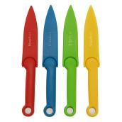 Starfrit ABS/Stainless Steel Set of 4 knives with Covers - Various Colours